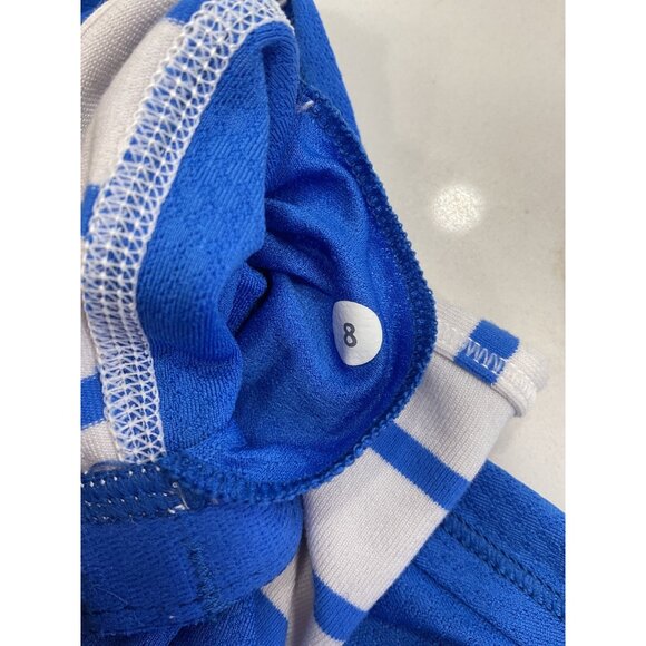 Lululemon Athletica No Limits Tank Loose Hip Length Striped Yoga Sporty Built-In - Picture 7 of 7